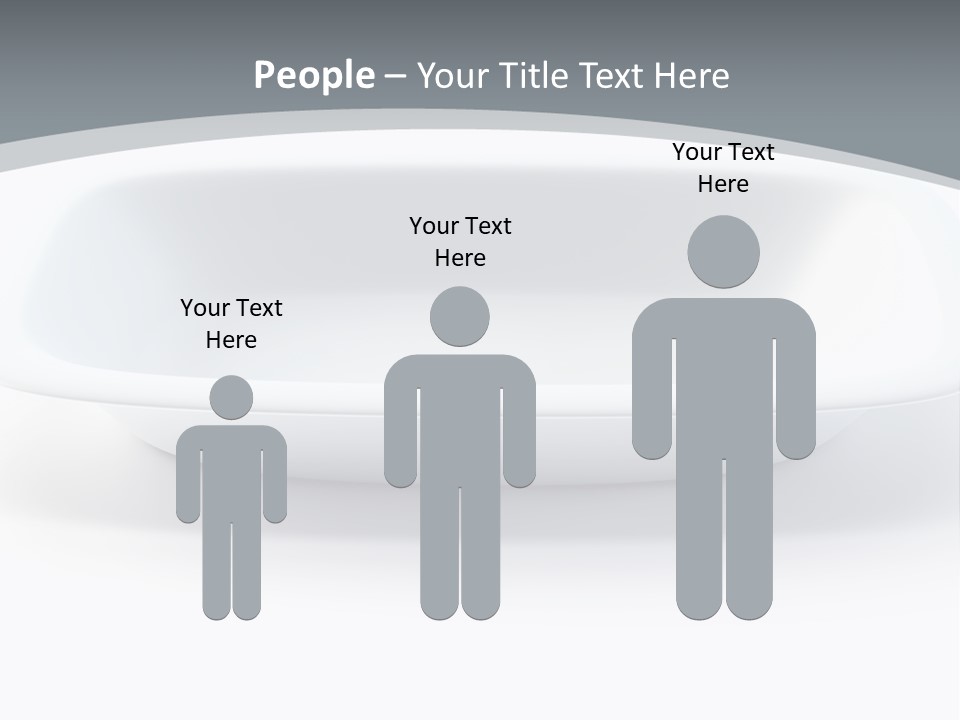 Illustration Plastic Single PowerPoint Template