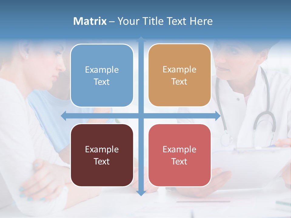 Medical Women Consulting PowerPoint Template