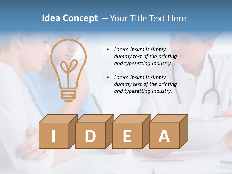 Medical Women Consulting PowerPoint Template