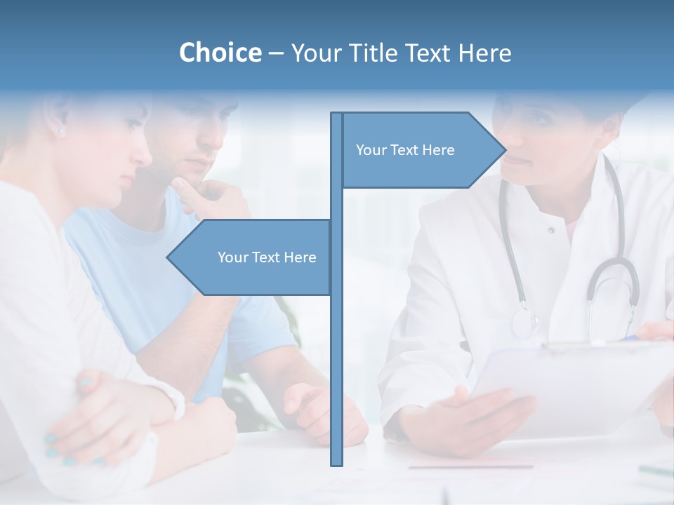 Medical Women Consulting PowerPoint Template
