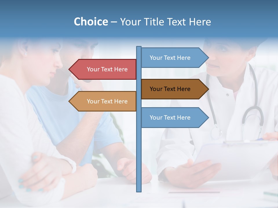 Medical Women Consulting PowerPoint Template