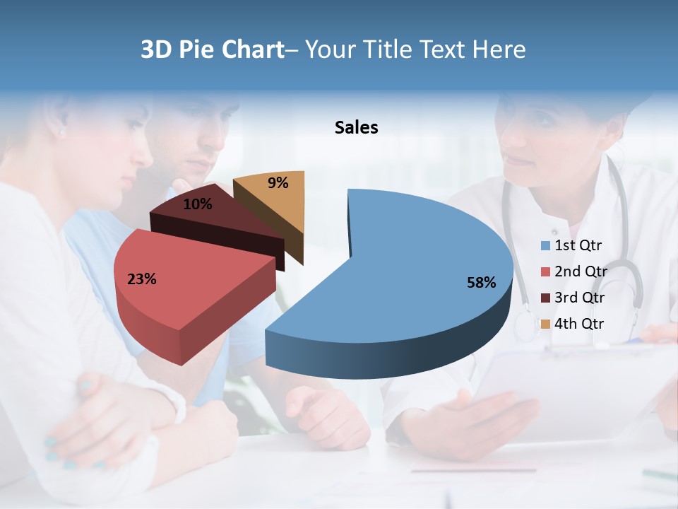Medical Women Consulting PowerPoint Template