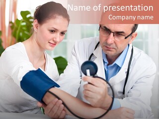 Medizin Care Examination PowerPoint Template