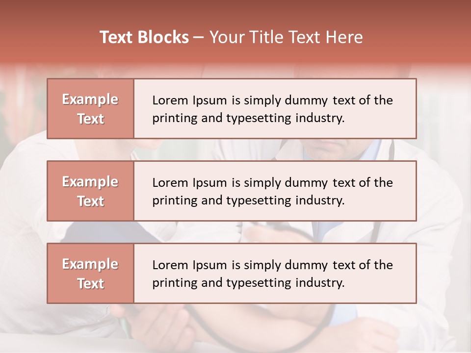 Medizin Care Examination PowerPoint Template