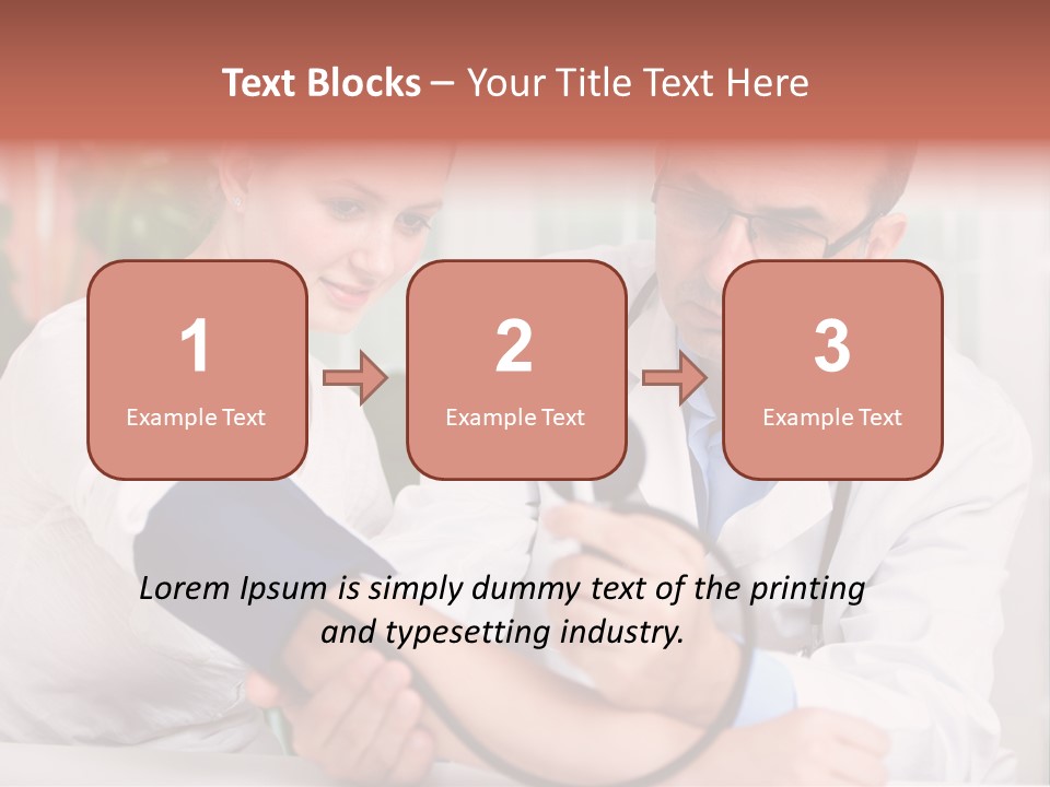 Medizin Care Examination PowerPoint Template