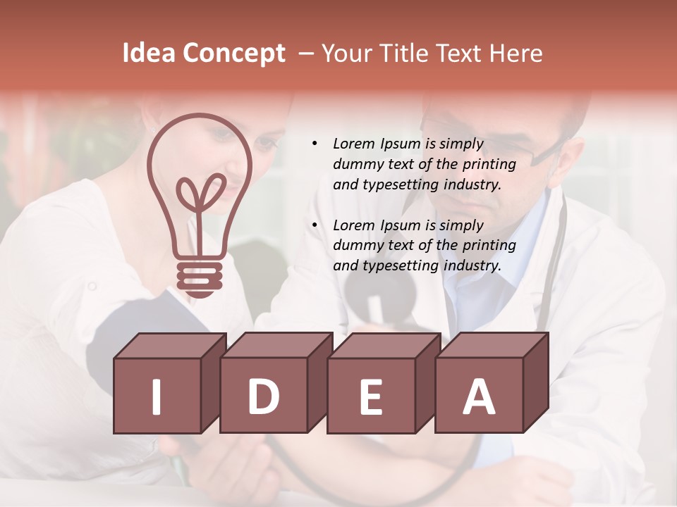 Medizin Care Examination PowerPoint Template