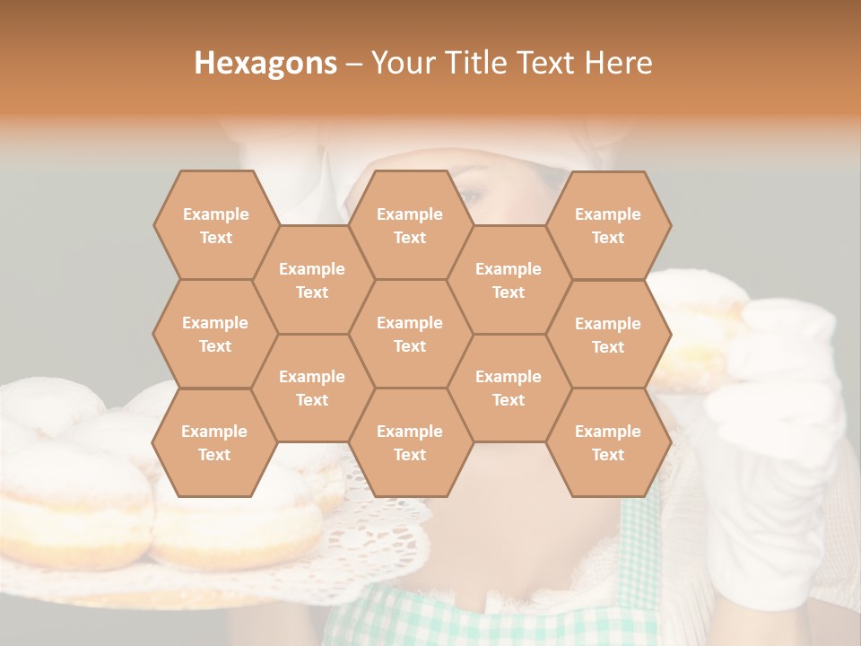 Jahreswechsel Lebensfroh Pfannkuchen PowerPoint Template