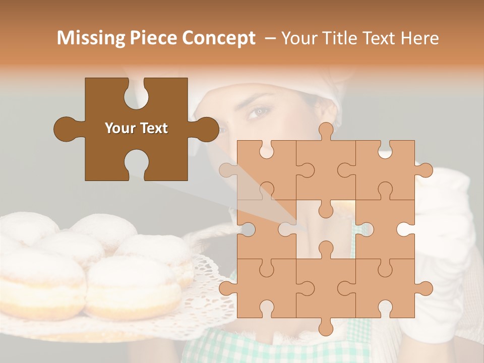 Jahreswechsel Lebensfroh Pfannkuchen PowerPoint Template