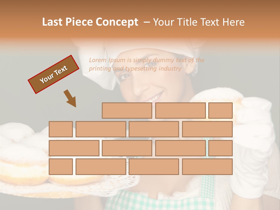 Jahreswechsel Lebensfroh Pfannkuchen PowerPoint Template