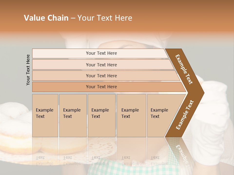 Jahreswechsel Lebensfroh Pfannkuchen PowerPoint Template
