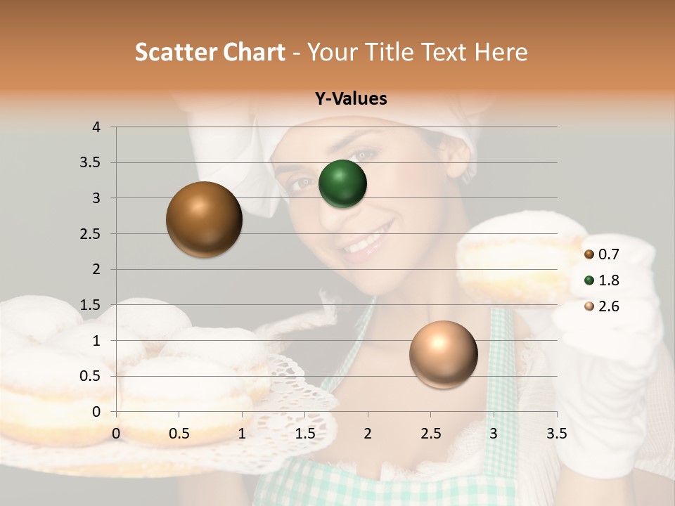 Jahreswechsel Lebensfroh Pfannkuchen PowerPoint Template