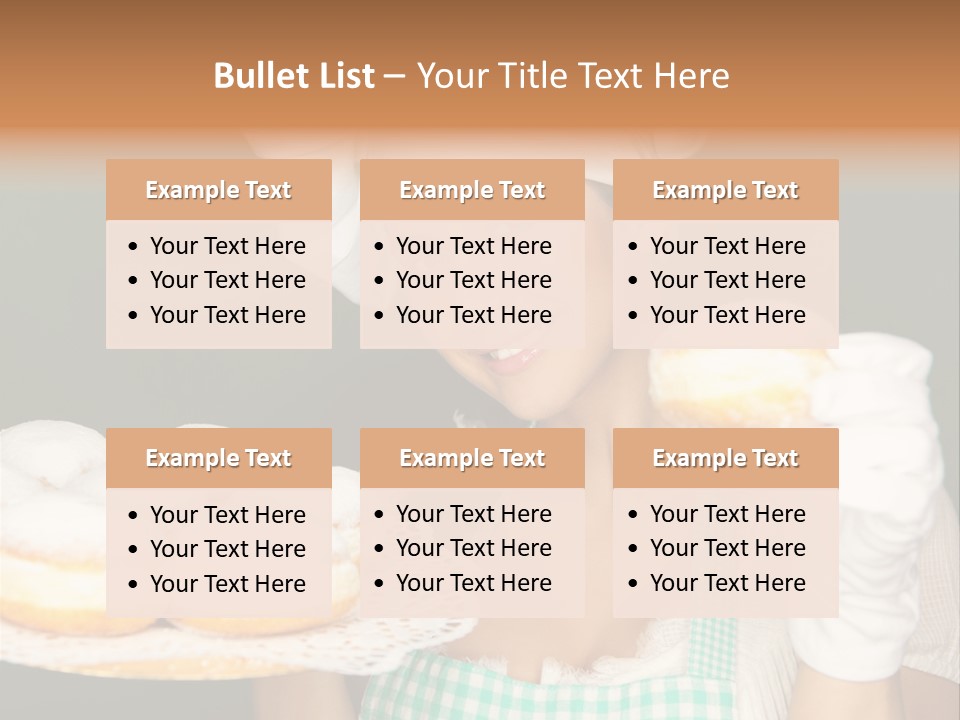 Jahreswechsel Lebensfroh Pfannkuchen PowerPoint Template