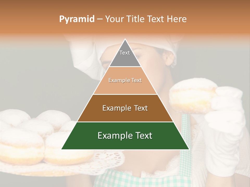 Jahreswechsel Lebensfroh Pfannkuchen PowerPoint Template