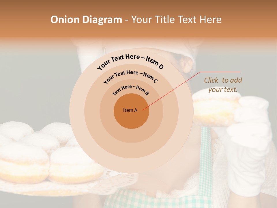 Jahreswechsel Lebensfroh Pfannkuchen PowerPoint Template