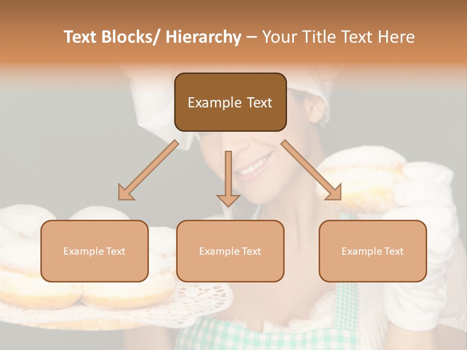 Jahreswechsel Lebensfroh Pfannkuchen PowerPoint Template