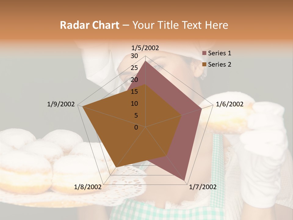 Jahreswechsel Lebensfroh Pfannkuchen PowerPoint Template