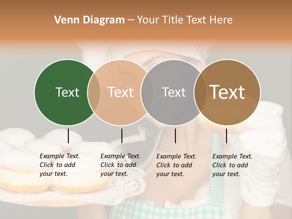 Jahreswechsel Lebensfroh Pfannkuchen PowerPoint Template