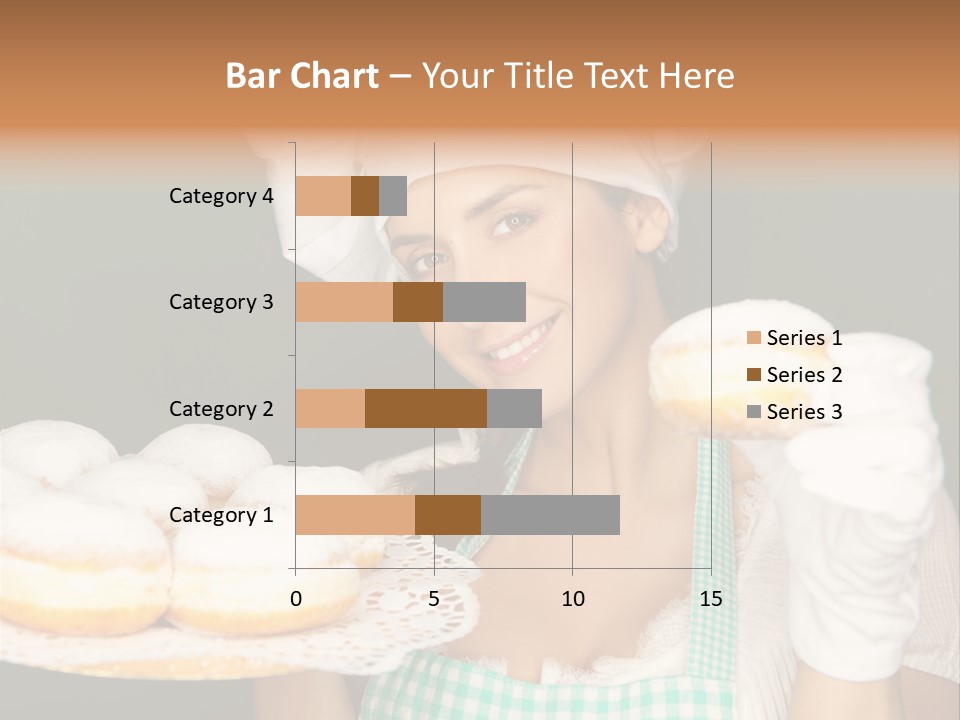 Jahreswechsel Lebensfroh Pfannkuchen PowerPoint Template