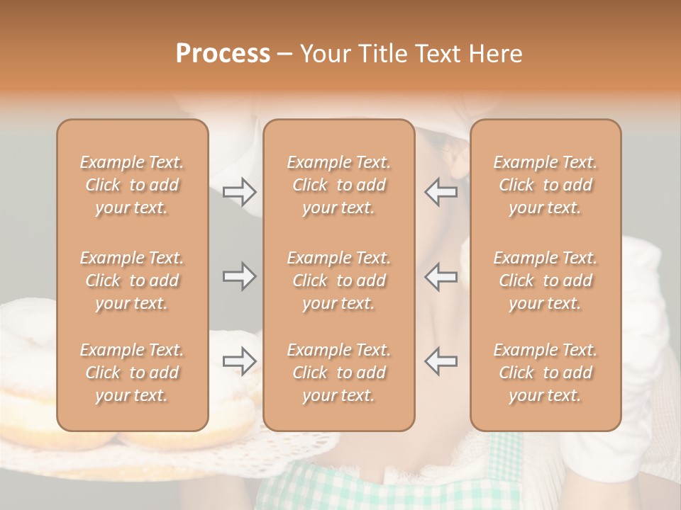 Jahreswechsel Lebensfroh Pfannkuchen PowerPoint Template