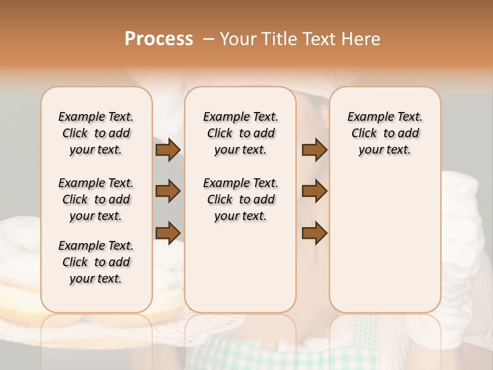 Jahreswechsel Lebensfroh Pfannkuchen PowerPoint Template