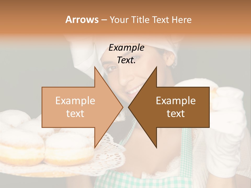 Jahreswechsel Lebensfroh Pfannkuchen PowerPoint Template