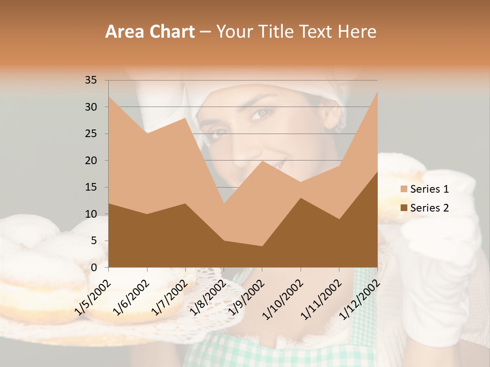 Jahreswechsel Lebensfroh Pfannkuchen PowerPoint Template