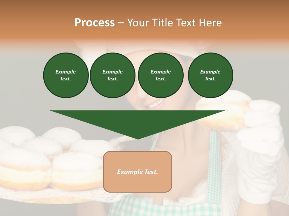 Jahreswechsel Lebensfroh Pfannkuchen PowerPoint Template