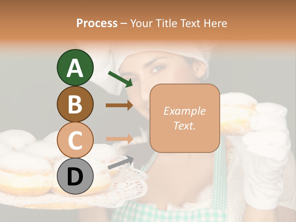 Jahreswechsel Lebensfroh Pfannkuchen PowerPoint Template
