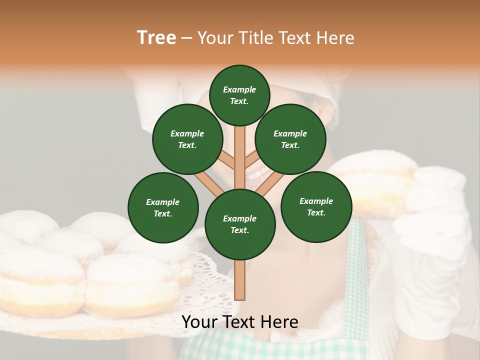 Jahreswechsel Lebensfroh Pfannkuchen PowerPoint Template