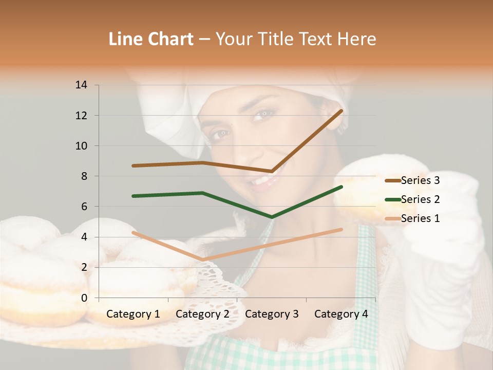 Jahreswechsel Lebensfroh Pfannkuchen PowerPoint Template