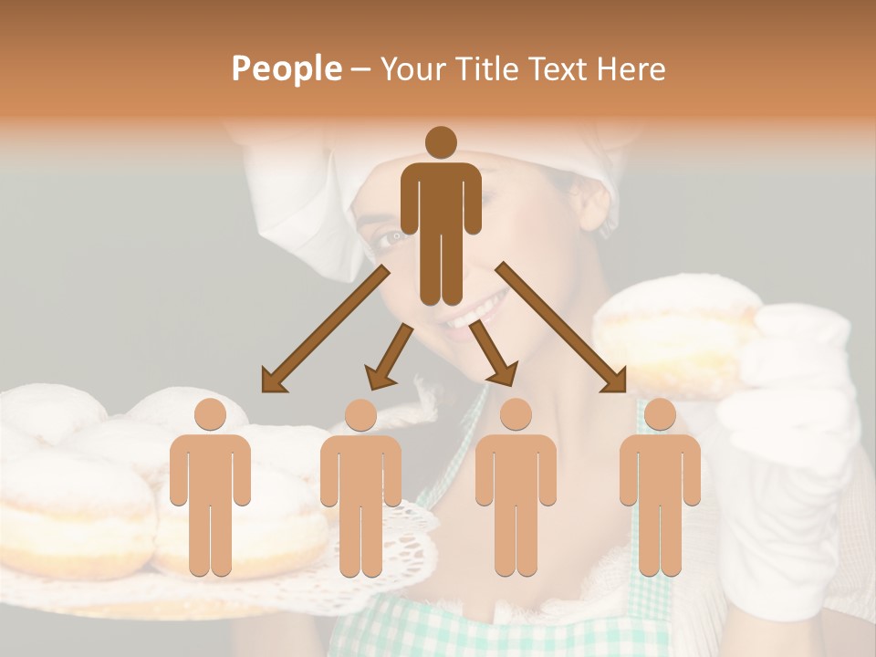 Jahreswechsel Lebensfroh Pfannkuchen PowerPoint Template