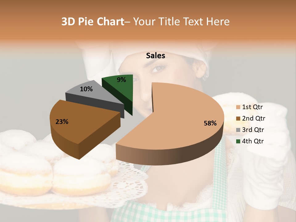 Jahreswechsel Lebensfroh Pfannkuchen PowerPoint Template