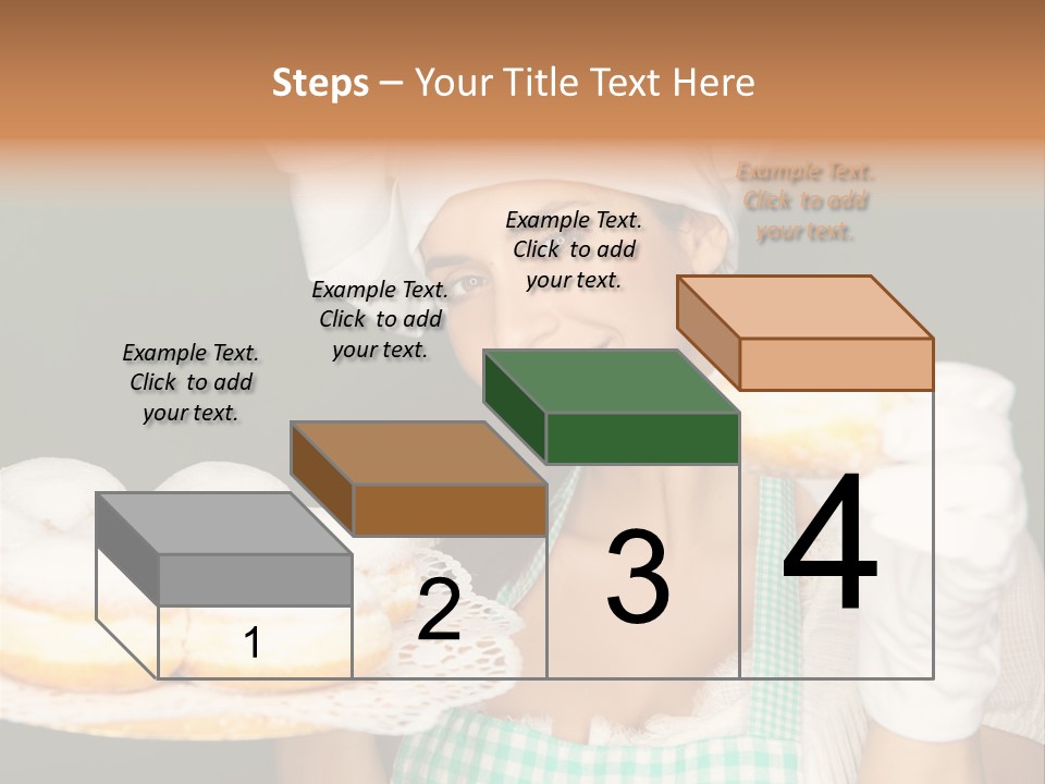 Jahreswechsel Lebensfroh Pfannkuchen PowerPoint Template
