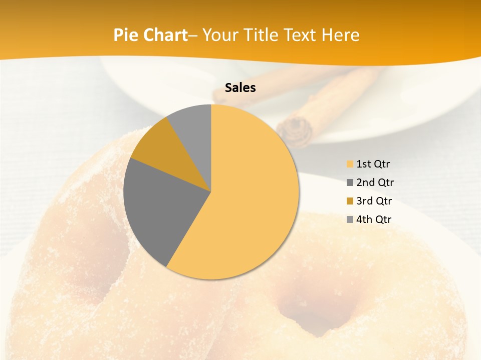 Cakesweettreatsnack Glazed Donutdoughnutcoffeeround PowerPoint Template
