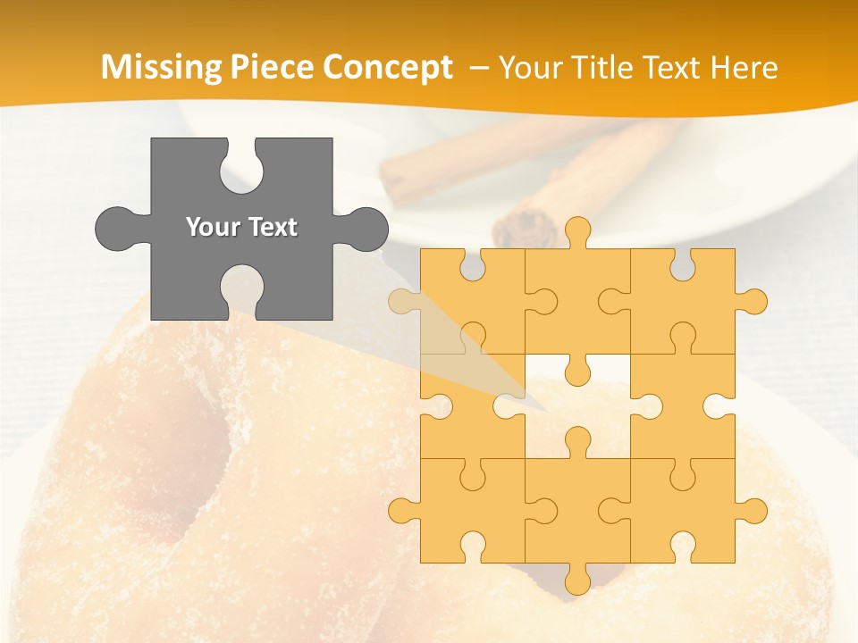 Cakesweettreatsnack Glazed Donutdoughnutcoffeeround PowerPoint Template