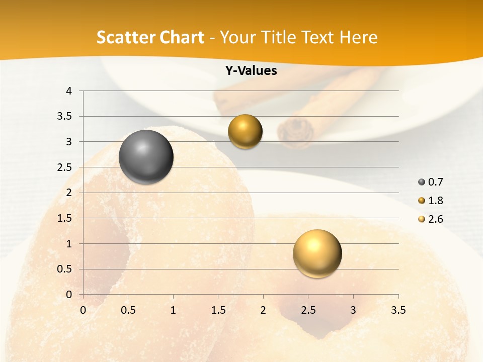 Cakesweettreatsnack Glazed Donutdoughnutcoffeeround PowerPoint Template