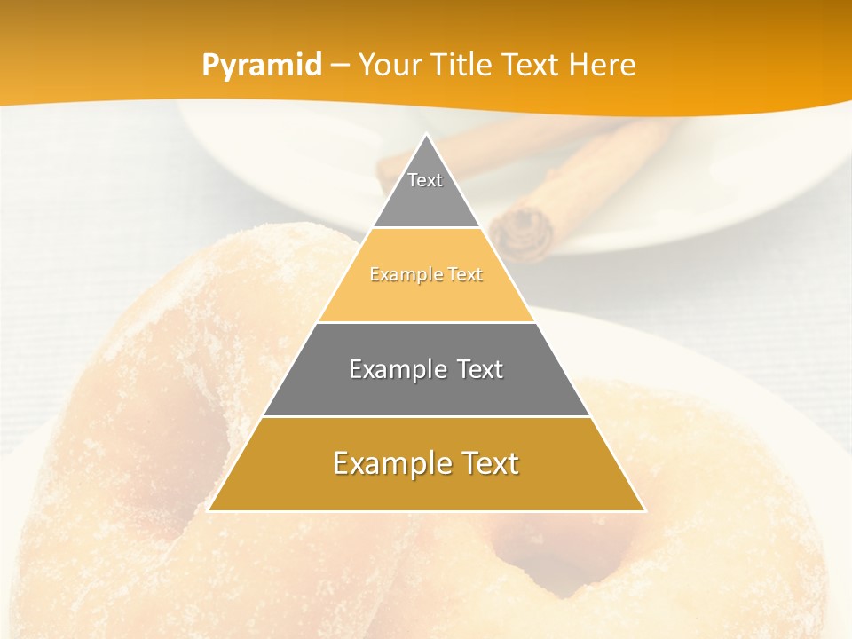 Cakesweettreatsnack Glazed Donutdoughnutcoffeeround PowerPoint Template