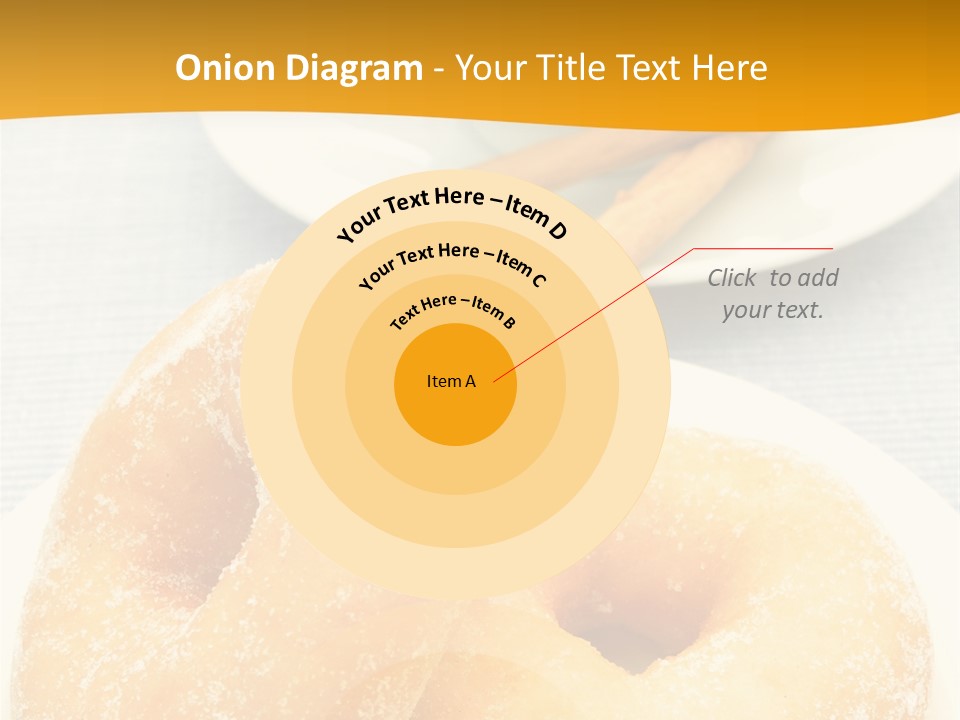 Cakesweettreatsnack Glazed Donutdoughnutcoffeeround PowerPoint Template