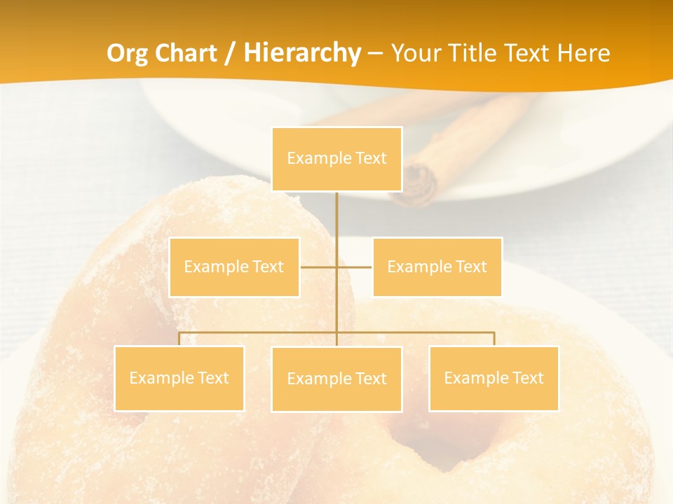 Cakesweettreatsnack Glazed Donutdoughnutcoffeeround PowerPoint Template