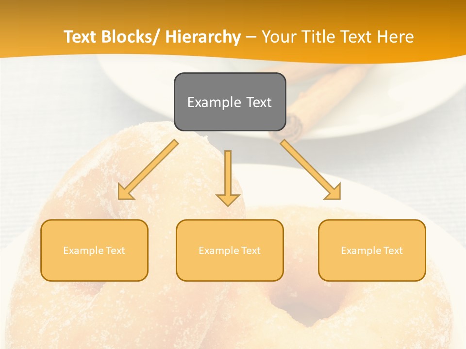 Cakesweettreatsnack Glazed Donutdoughnutcoffeeround PowerPoint Template