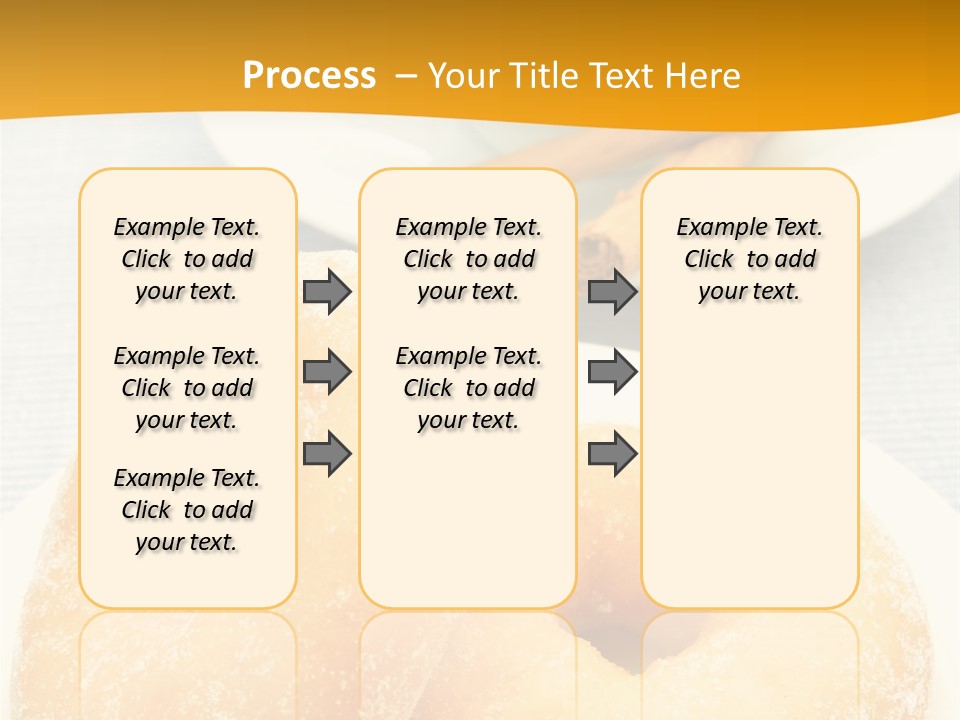 Cakesweettreatsnack Glazed Donutdoughnutcoffeeround PowerPoint Template