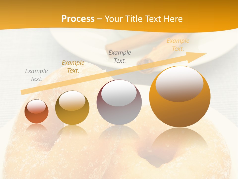 Cakesweettreatsnack Glazed Donutdoughnutcoffeeround PowerPoint Template