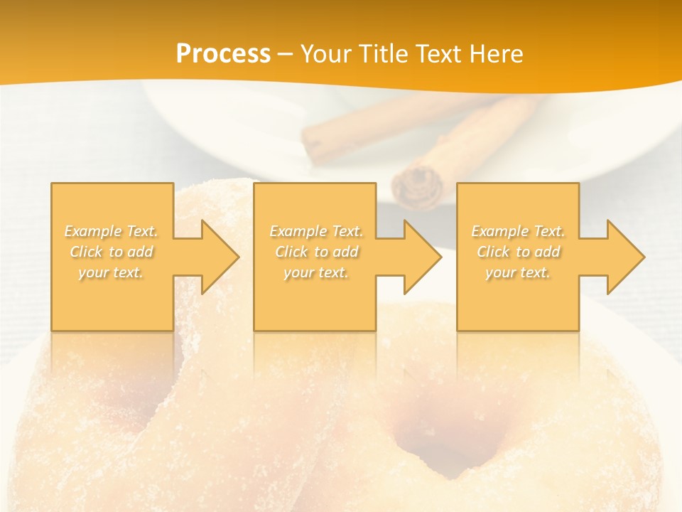 Cakesweettreatsnack Glazed Donutdoughnutcoffeeround PowerPoint Template