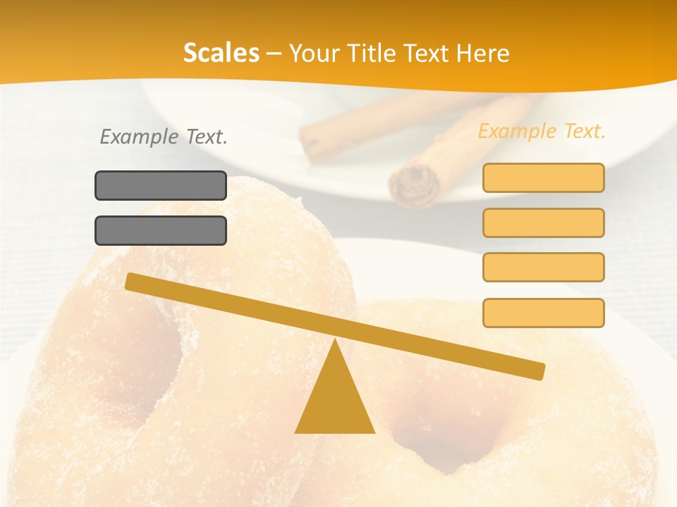 Cakesweettreatsnack Glazed Donutdoughnutcoffeeround PowerPoint Template
