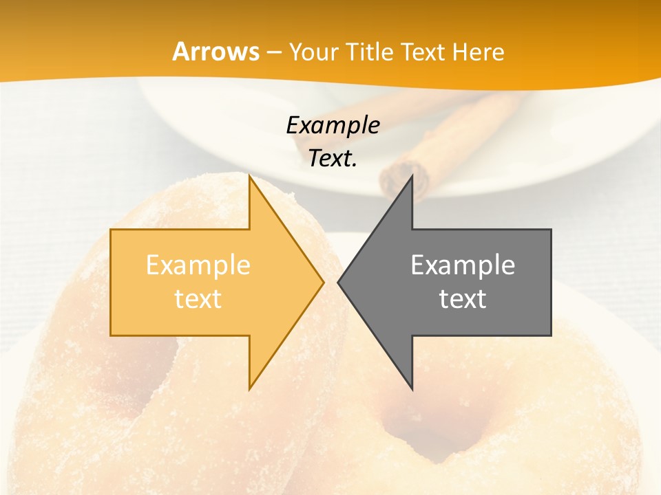 Cakesweettreatsnack Glazed Donutdoughnutcoffeeround PowerPoint Template