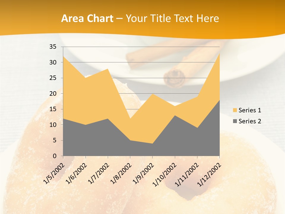Cakesweettreatsnack Glazed Donutdoughnutcoffeeround PowerPoint Template