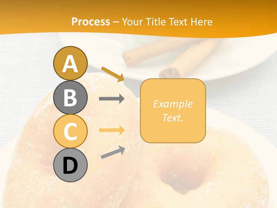 Cakesweettreatsnack Glazed Donutdoughnutcoffeeround PowerPoint Template