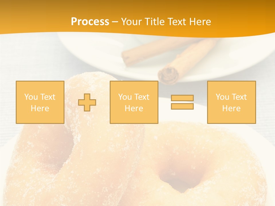 Cakesweettreatsnack Glazed Donutdoughnutcoffeeround PowerPoint Template