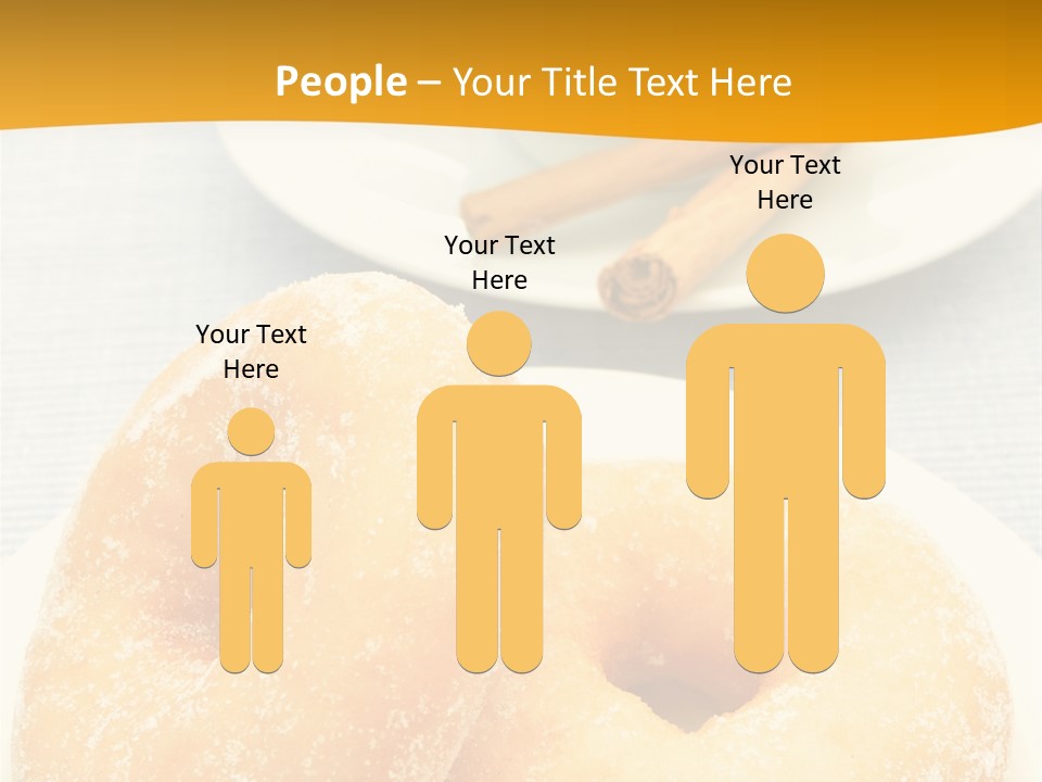 Cakesweettreatsnack Glazed Donutdoughnutcoffeeround PowerPoint Template