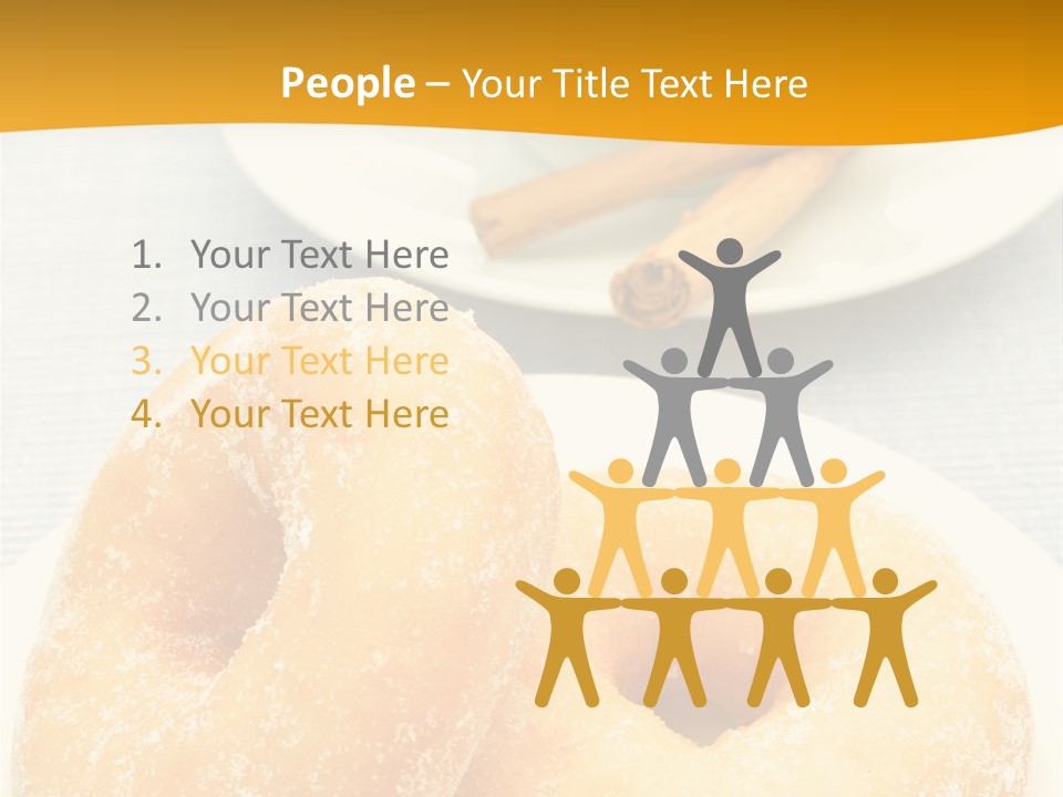 Cakesweettreatsnack Glazed Donutdoughnutcoffeeround PowerPoint Template